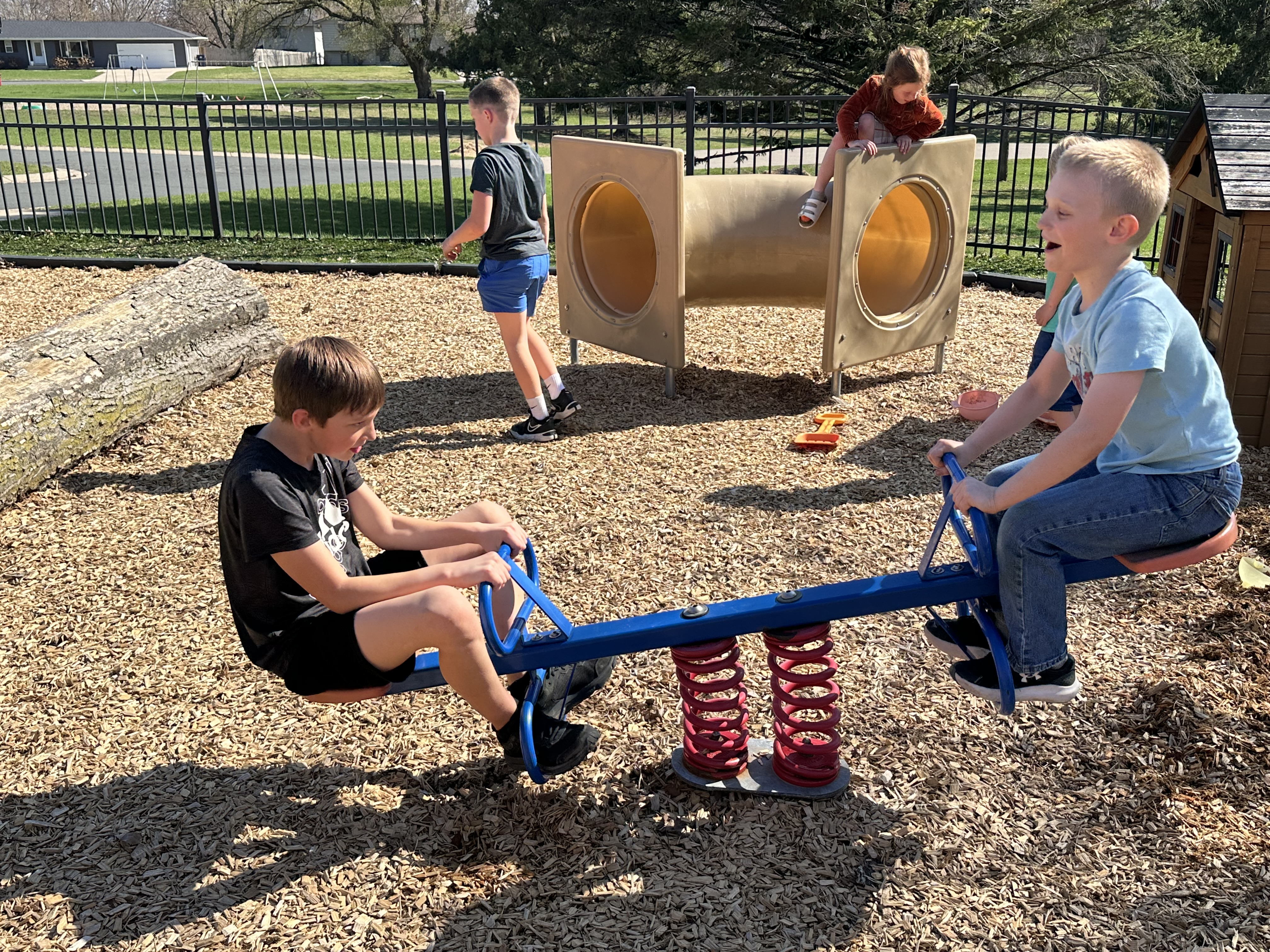 Kids on playground