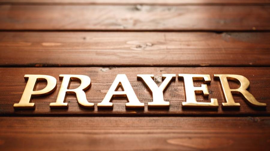 The word PRAYER
