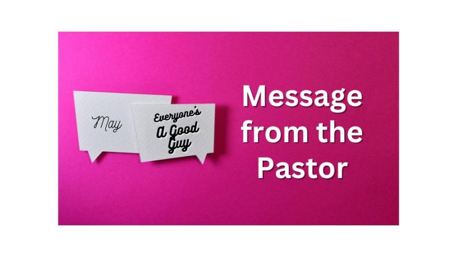 Message from the pastor
