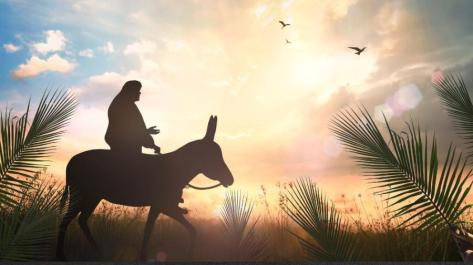 Jesus on donkey