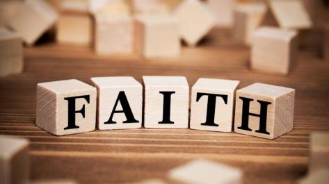 letters on blocks spelling FAITH