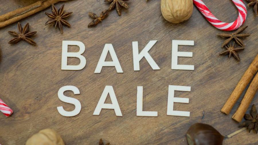words Bake Sale